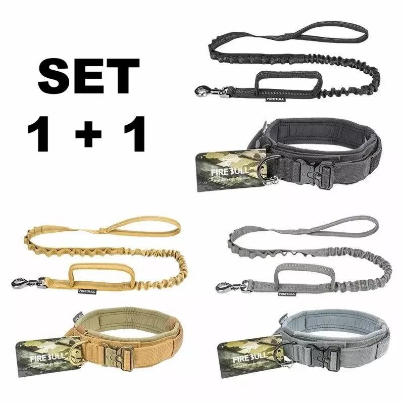 FireBull Field-Tested Tactical Leash and Collar Combo