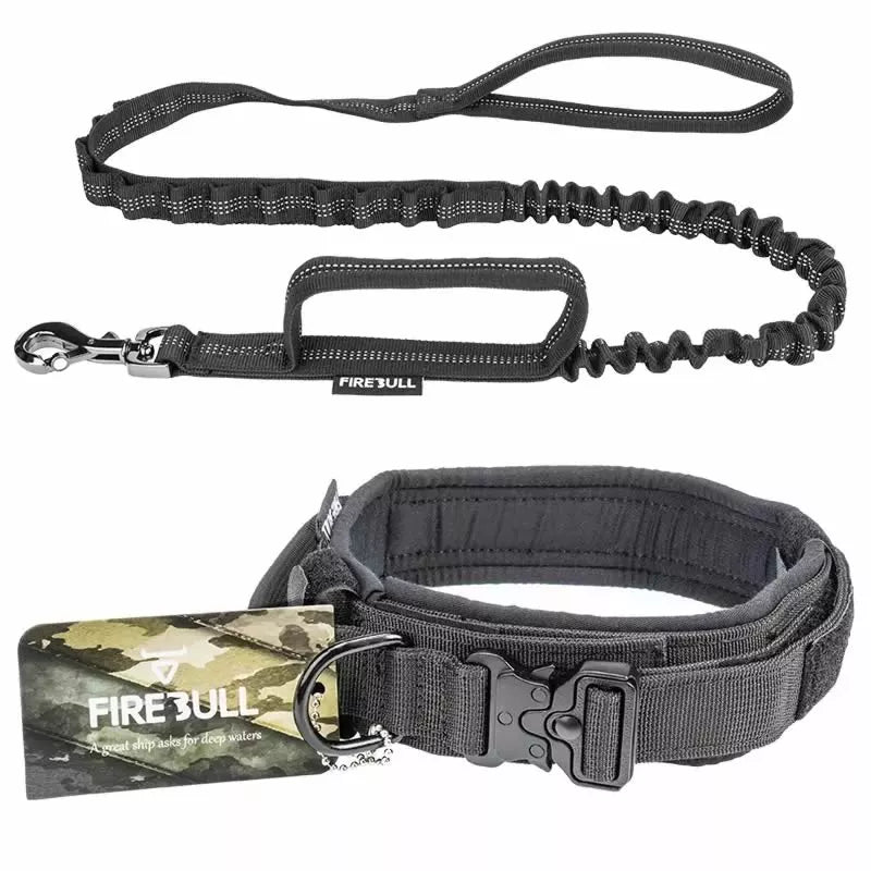 FireBull Field-Tested Tactical Leash and Collar Combo
