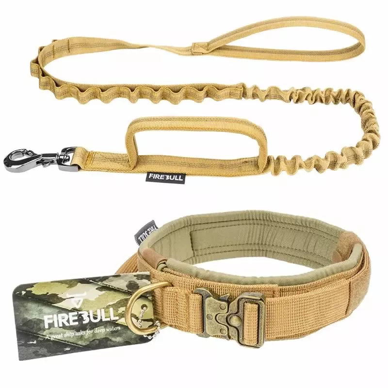 FireBull Field-Tested Tactical Leash and Collar Combo