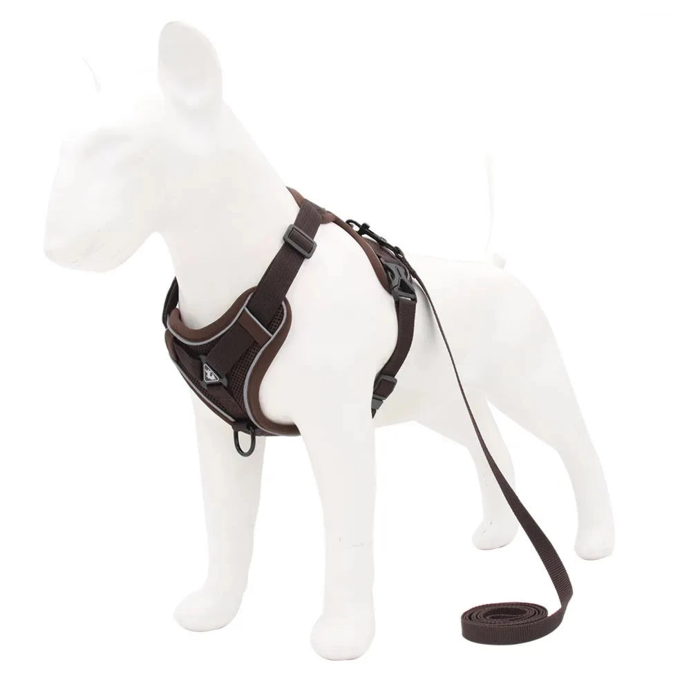 High-Visibility Reflective Nylon Dog Harness