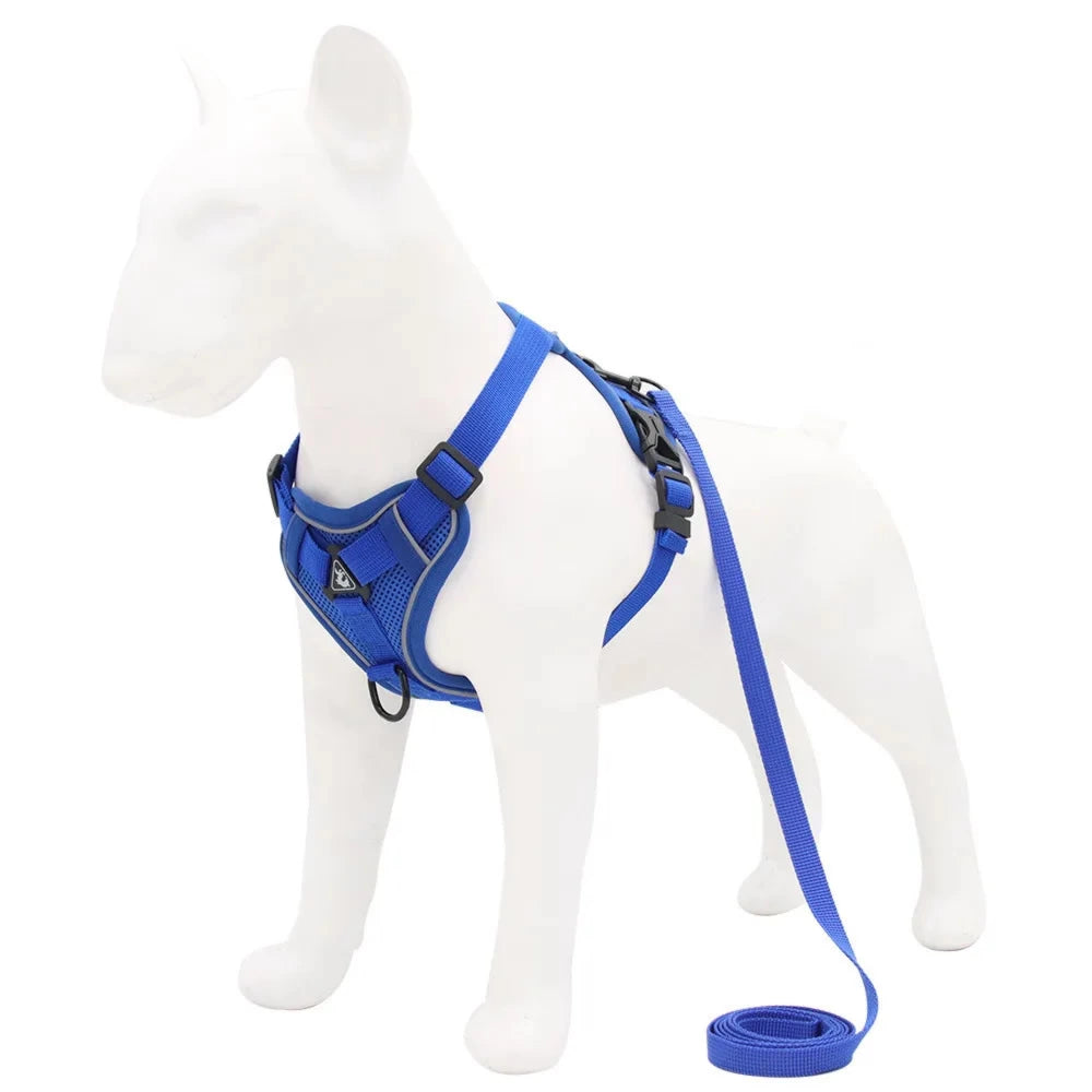 High-Visibility Reflective Nylon Dog Harness
