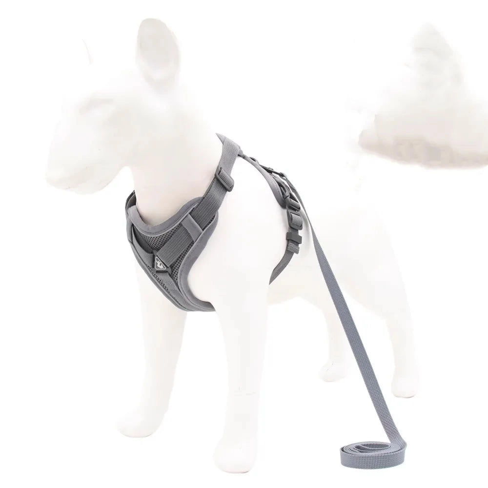High-Visibility Reflective Nylon Dog Harness
