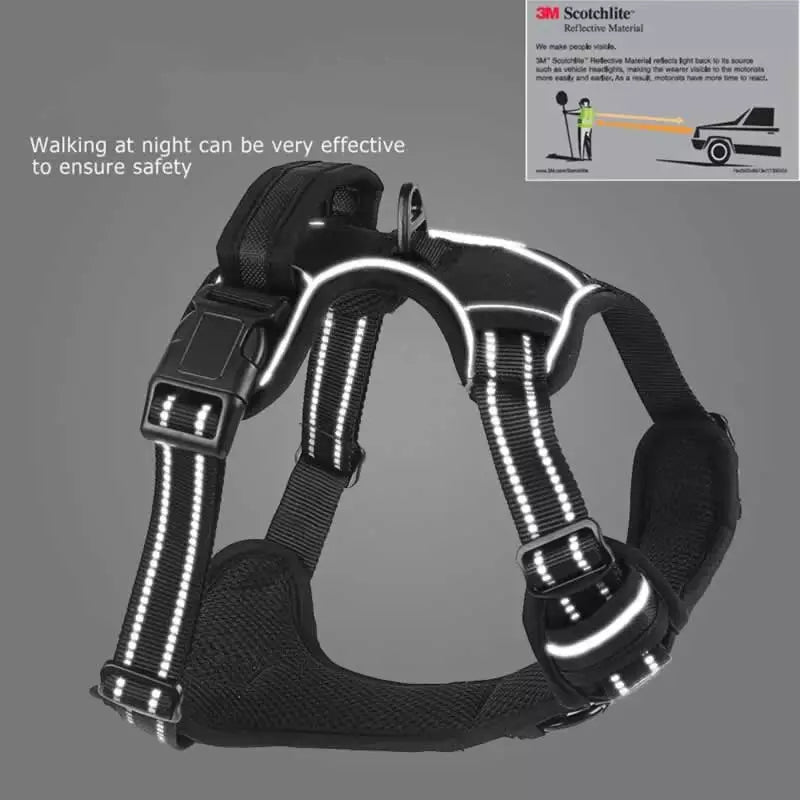No-Pull Breathable Reflective Dog Harness (incl. Lifetime Warranty)