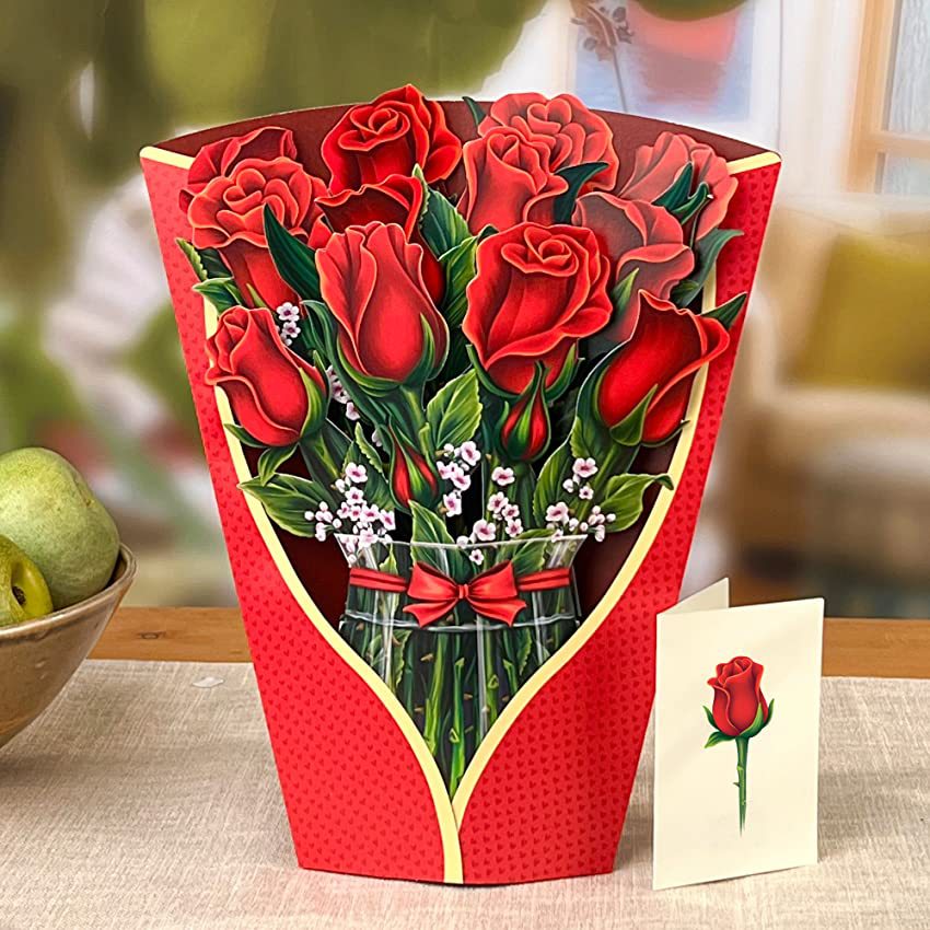 π₯ Buy 2 Get 10% Off π 3D Paper Bouquet Card, Pop-Up Flower Greeting Cards π Hot Gift