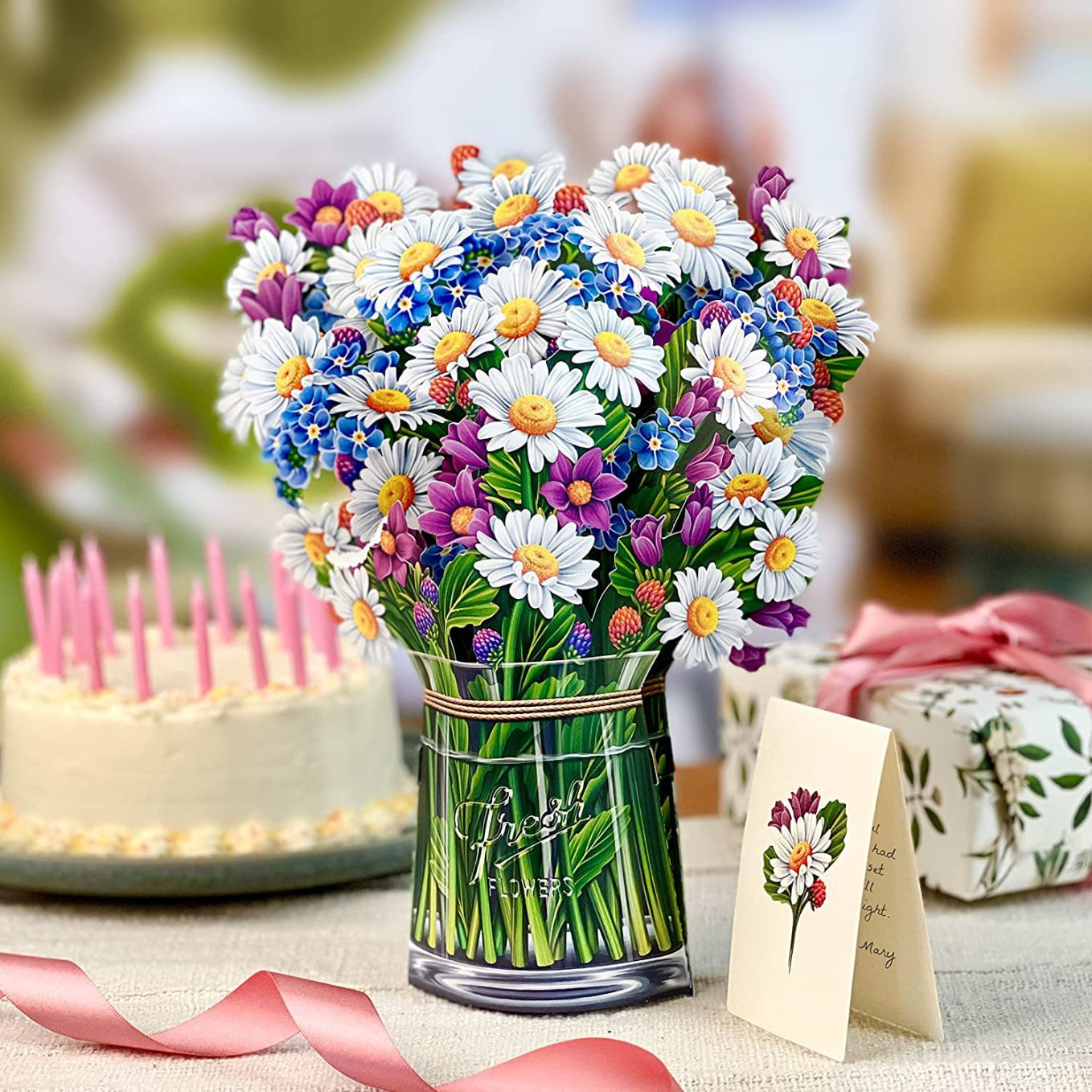 π₯ Buy 2 Get 10% Off π 3D Paper Bouquet Card, Pop-Up Flower Greeting Cards π Hot Gift
