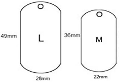 Personalized Square Dog ID Tag