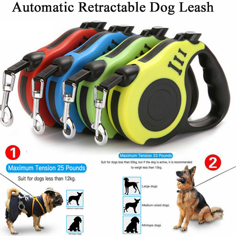 Smooth Glide Retractable Dog Leash