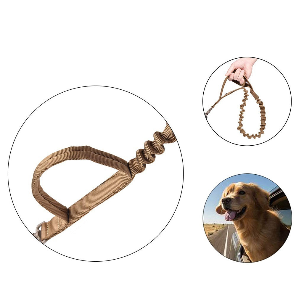 Tactical Double-Handle Heavy-Duty Dog Leash