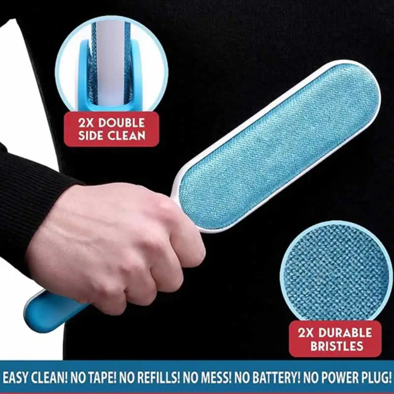 Two-Sized Lint and Pet Hair Brush