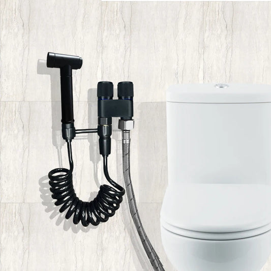 The AquaWix™ FreshFlow Handheld Bidet – High Pressure Self-Cleaning Sprayer for Toilets