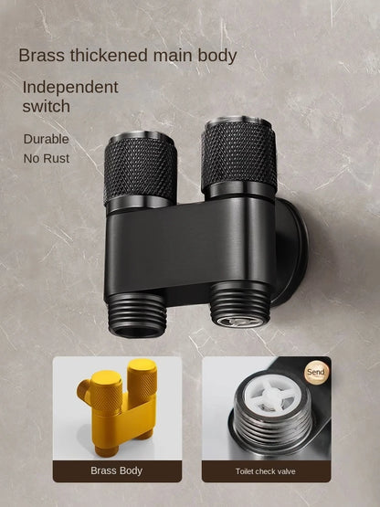 The AquaWix™ FreshFlow Handheld Bidet – High Pressure Self-Cleaning Sprayer for Toilets