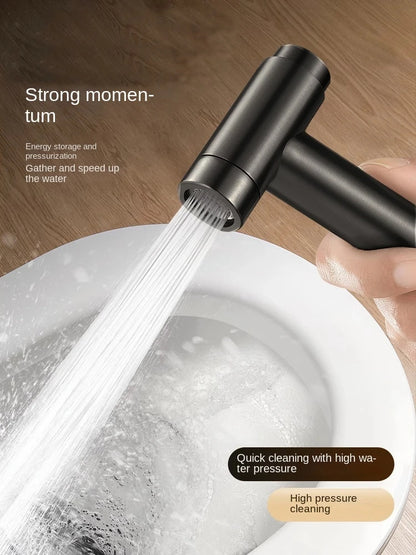The AquaWix™ FreshFlow Handheld Bidet – High Pressure Self-Cleaning Sprayer for Toilets