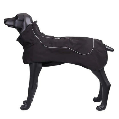 Dog Raincoat with Warm Lining