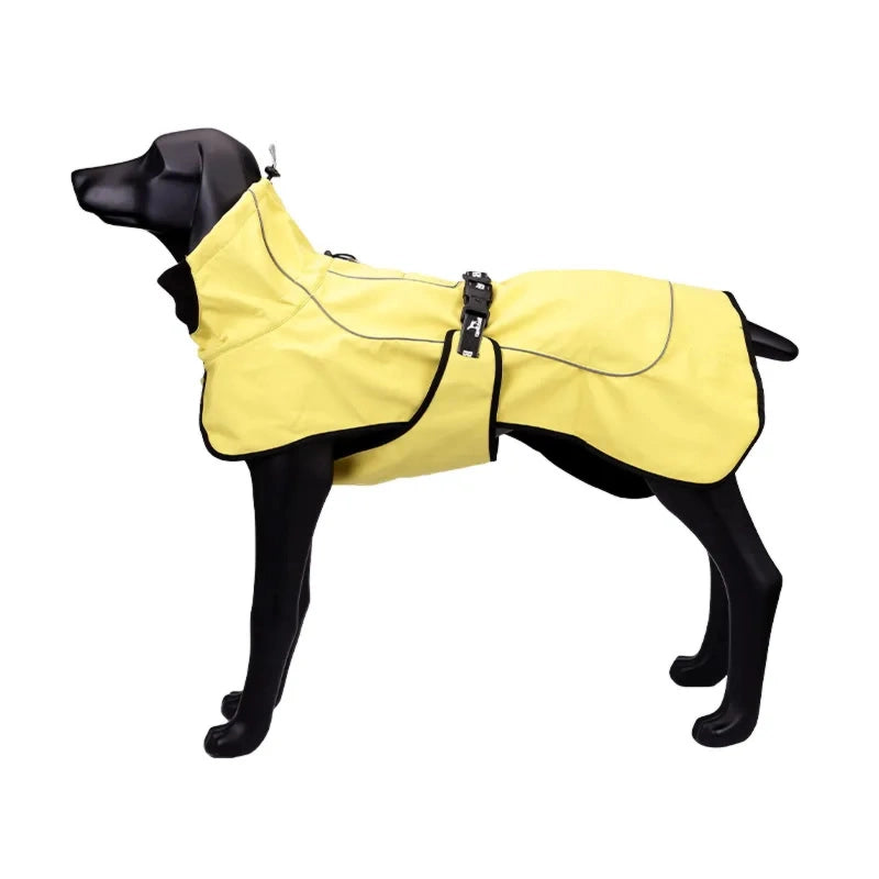 Dog Raincoat with Warm Lining