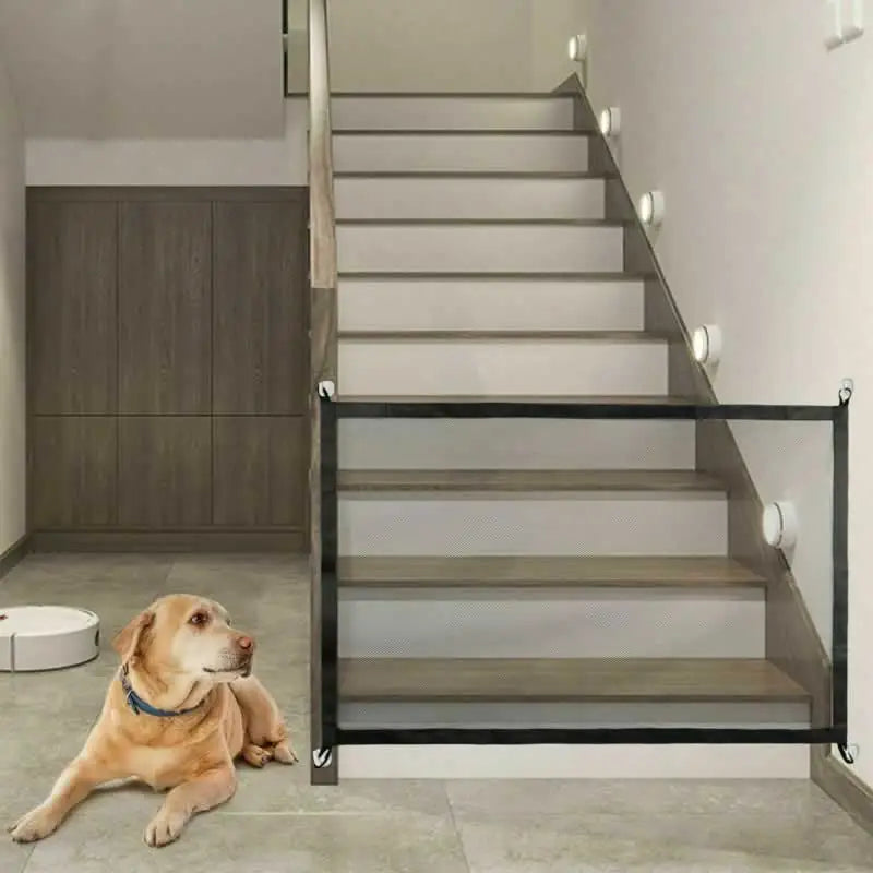 Easy-Install Mesh Safety Dog Gate