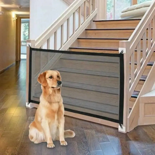 Easy-Install Mesh Safety Dog Gate