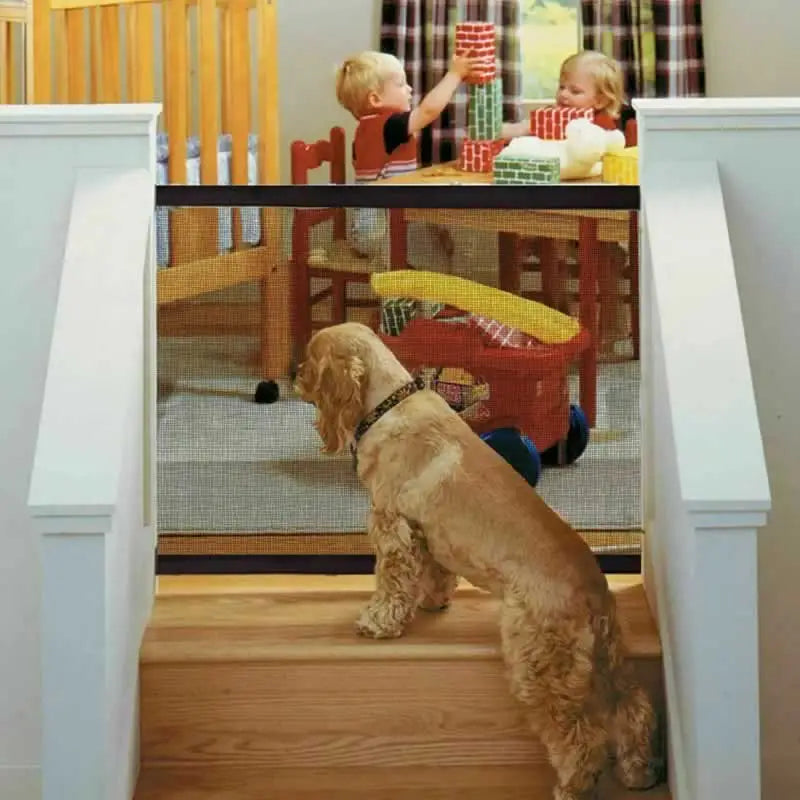 Easy-Install Mesh Safety Dog Gate