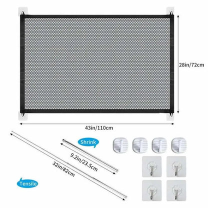 Easy-Install Mesh Safety Dog Gate