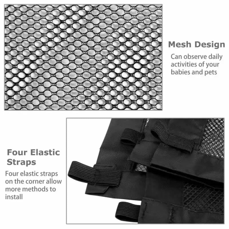 Easy-Install Mesh Safety Dog Gate