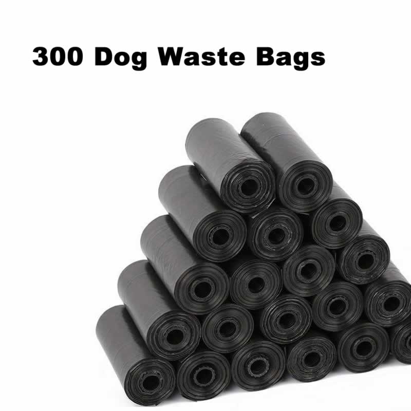 Eco-Friendly Dog Poop Bag Set with Dispenser & Leash Clip