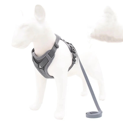 High-Visibility Reflective Nylon Dog Harness