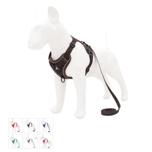 High-Visibility Reflective Nylon Dog Harness