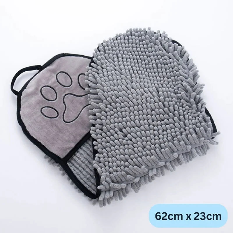 Quick-Dry Microfiber Cleaning Muddy Mitt