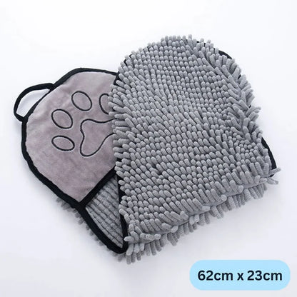 Quick-Dry Microfiber Cleaning Muddy Mitt