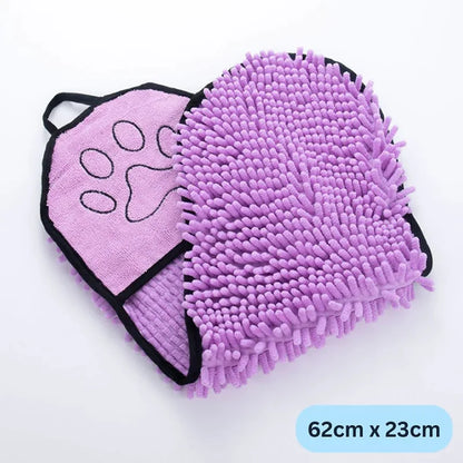 Quick-Dry Microfiber Cleaning Muddy Mitt