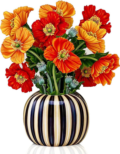 🔥 Buy 2 Get 10% Off 💐 3D Paper Bouquet Card, Pop-Up Flower Greeting Cards 🎁 Hot Gift