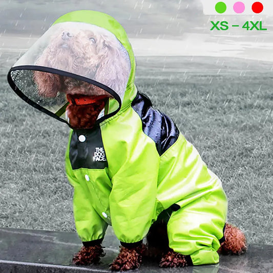 Waterproof Dog Raincoat - Pet Clothes for Wet Weather Protection