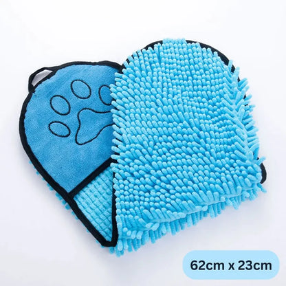 Quick-Dry Microfiber Cleaning Muddy Mitt