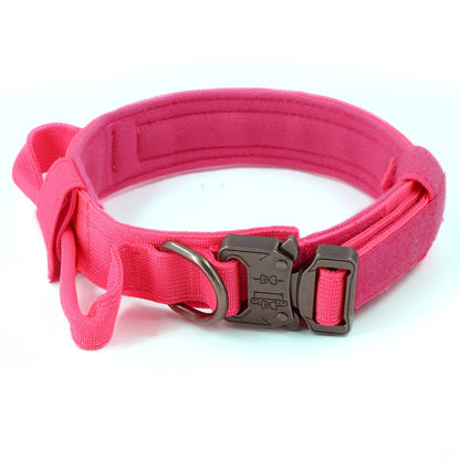 Tactical Dog Training Set: Harness & Leash Pink Camouflage (Lifetime Warranty)